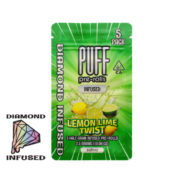 Lemon Lime Twist 5pk Puff