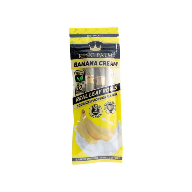 King Palm Banana Cream Mini Roll