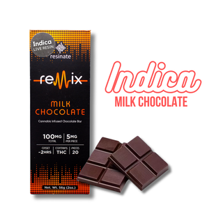 Indica Milk Chocolate Bar 100mg Remix