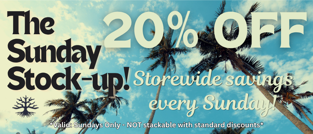 Cannabis Promo, Cannabis Sales, Cannabis Discounts, Cannabis on Sale, 20% Off Sunday Stockup