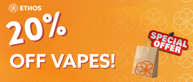 Discounts and Best Deals for cannabis products online | 20% OFF Vapes! *NOT  Stackable | Ethos Harmarville | E Pittsburgh