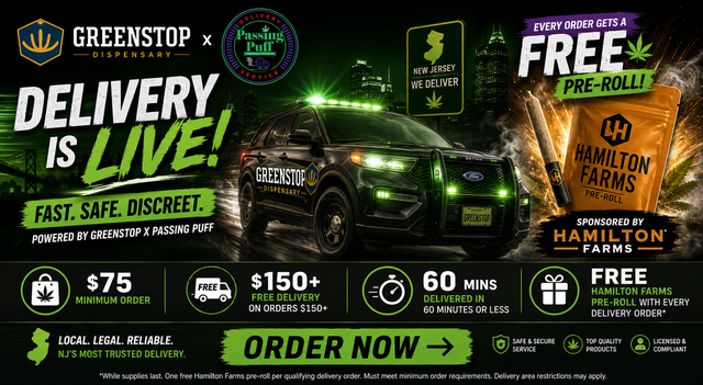 Cannabis Promo, Cannabis Sales, Cannabis Discounts, Cannabis on Sale, 🚚💨 GREENSTOP DELIVERY IS LIVE!