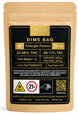 Triangle Poison 1g Dime Bag Flwr City