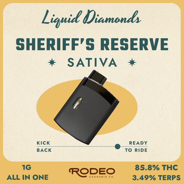 Sheriff's Reserve Liquid Diamonds Rodeo Cannabis