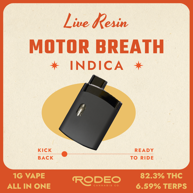 Live Resin Motor Breath Rodeo Cannabis