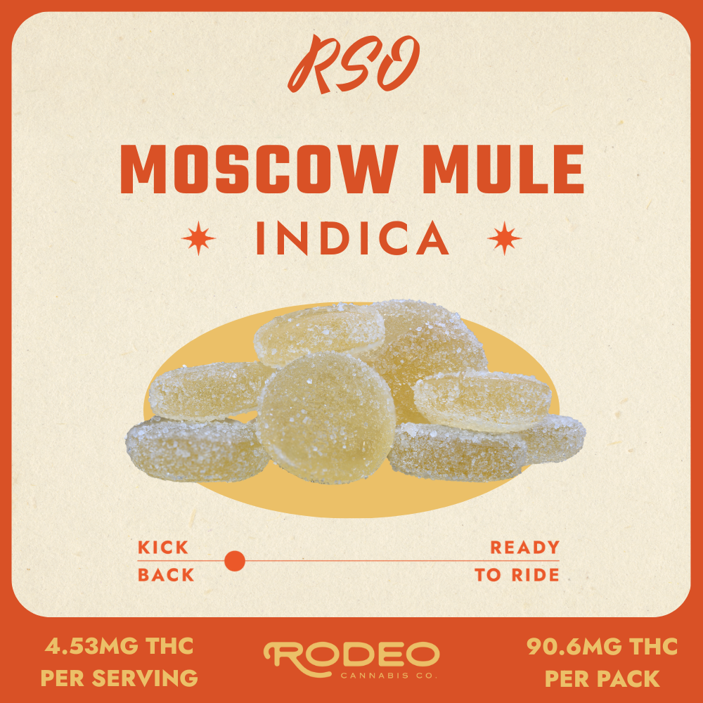 Rodeo Cannabis Moscow Mule RSO Gummies 20pk