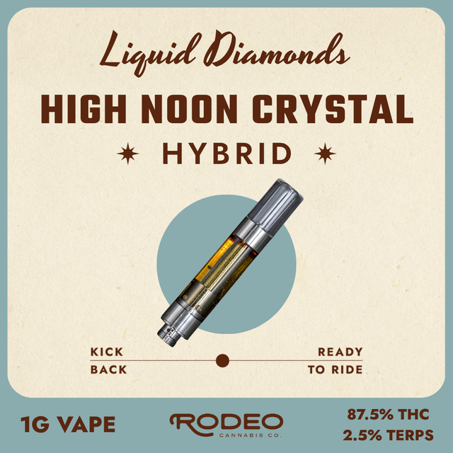 Liquid Diamonds High Noon Crystal Rodeo Cannabis