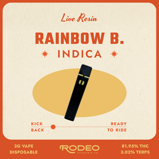 Live Resin Rainbow Belts Rodeo Cannabis