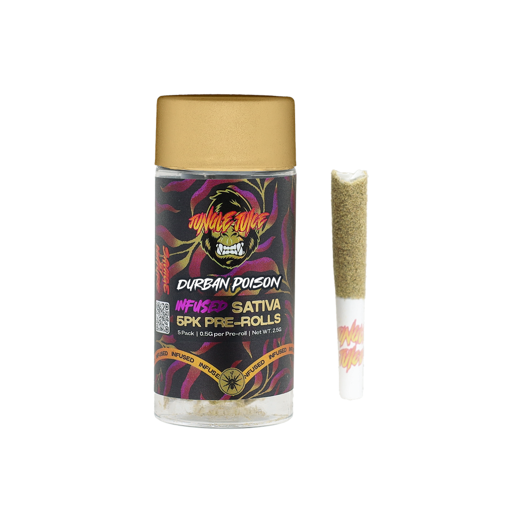 Berlin 麻花龍 Buy Durban Poison 5 pack | 2.5g Tarantula Infused Pre-Roll online