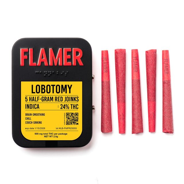 Lobotomy 5pk .5g Pre-Rolls Flamer