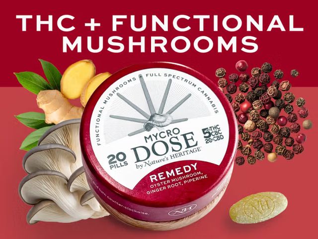 Mycro Dose | Remedy 4:1:1 (CBD:THC:CBC) Nature's Heritage Mycro Dose | Remedy 4:1:1 (CBD:THC:CBC) Nature's Heritage