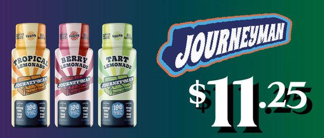 Cannabis Promo, Cannabis Sales, Cannabis Discounts, Cannabis on Sale, Journeyman Beverages— $11.25