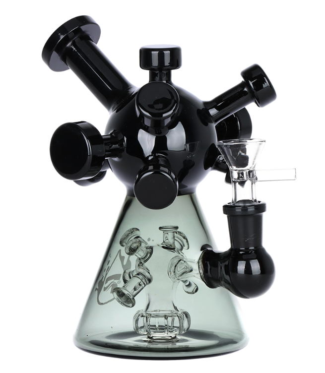 Molecule Glass Water Pipe