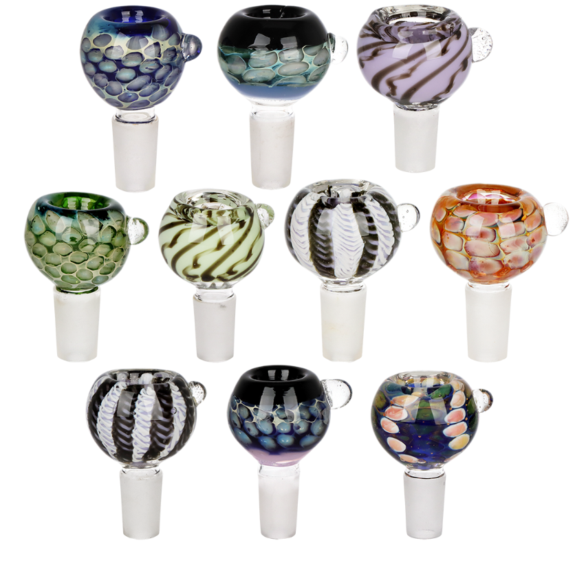 Roped Honeycomb Fancy Herb Slide 14mm M Assorted