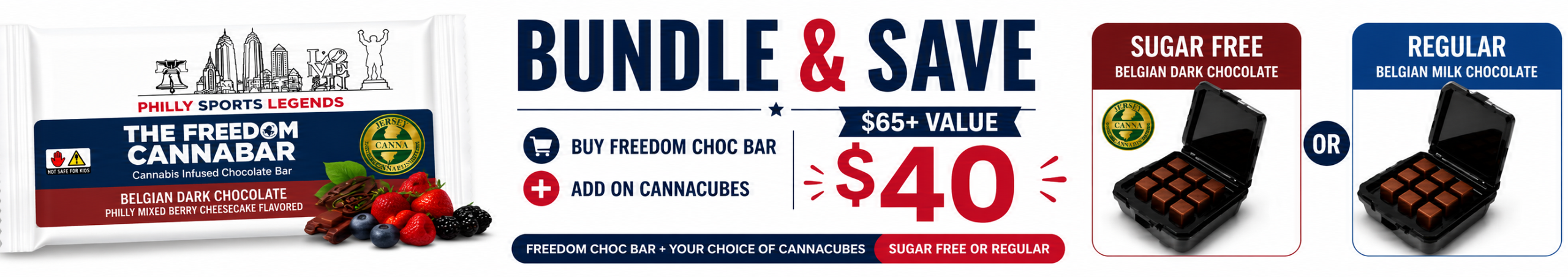 Cannabis Promo, Cannabis Sales, Cannabis Discounts, Cannabis on Sale, Freedom Bar + Cannacubes $40
