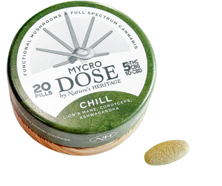 Mycro Dose Chill 2:1:1 CBD:CBG:THC Nature'S Heritage