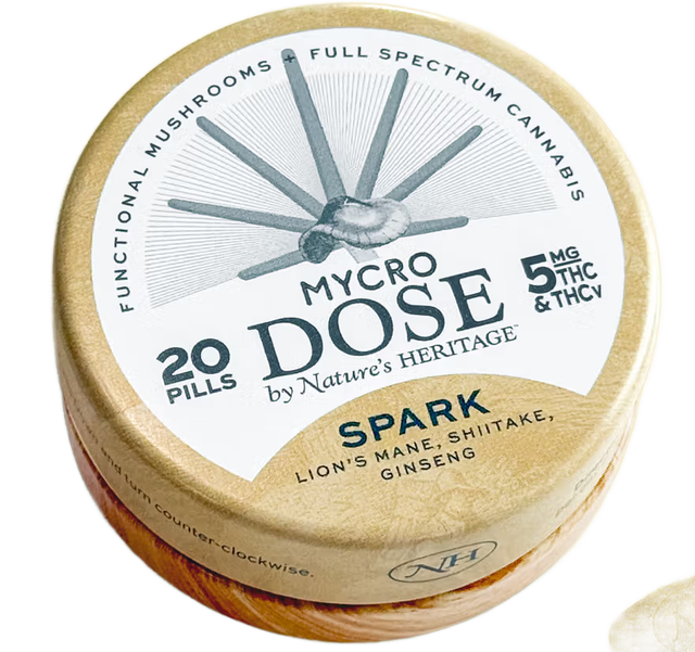 Mycro Dose Spark 1:1 THC:THCV Nature'S Heritage