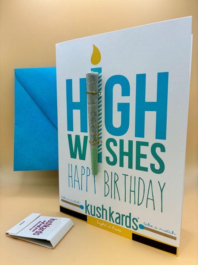High Wishes Happy Birthday KushKards