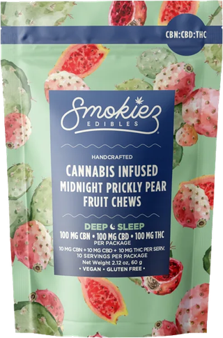 Sweet Midnight Prickly Pear 1:1:1 CBD:CBN:THC Smokiez
