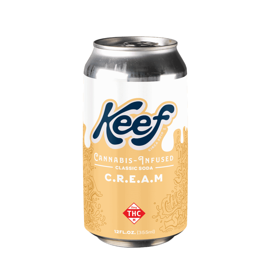 KEEF C.R.E.A.M. Soda Beverage 12oz 25mg