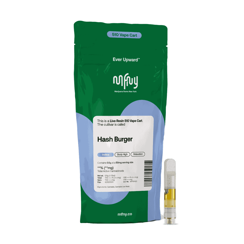 MFNY Hash Burger Live Resin Cartridge 0.5 G
