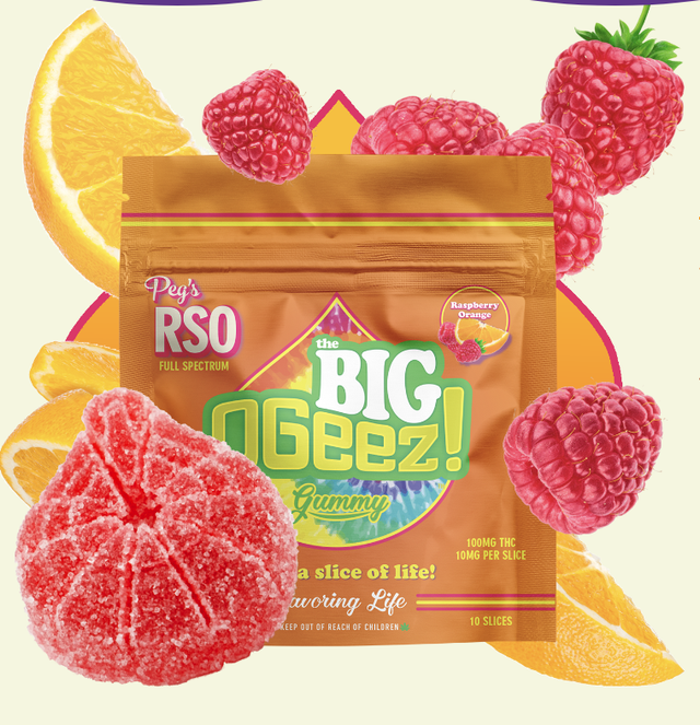 Peg's Big RSO - Raspberry Orange OGeez