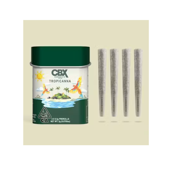 CBX Tropicana Tin 4 Pack Cannabiotix