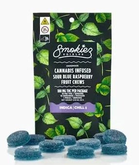 Sour Blue Raspberry Smokiez