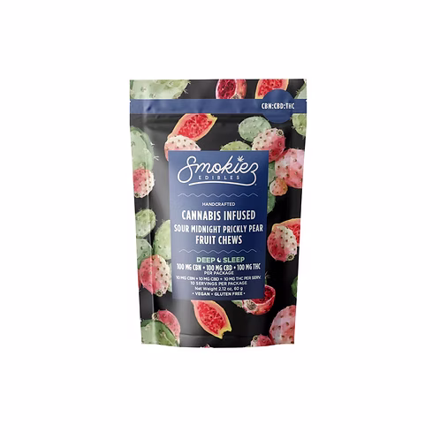 Sour Midnight Prickly Pear Trifecta Smokiez