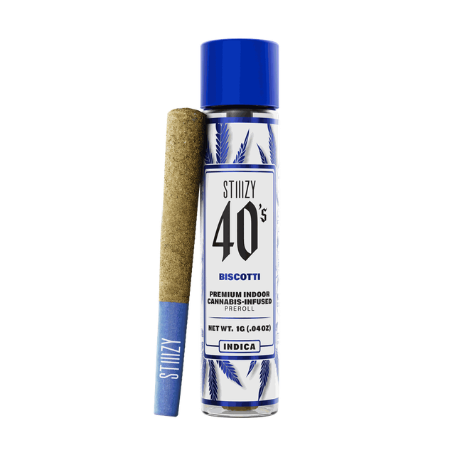 Biscotti 40's Infused Pre-Roll STIIIZY Biscotti 40's Infused Pre-Roll STIIIZY