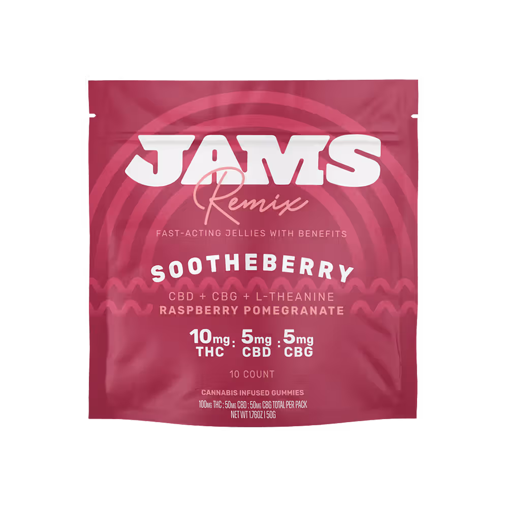 Sootheberry 2:1:1 THC;THCV:CBG Jellies Jams 