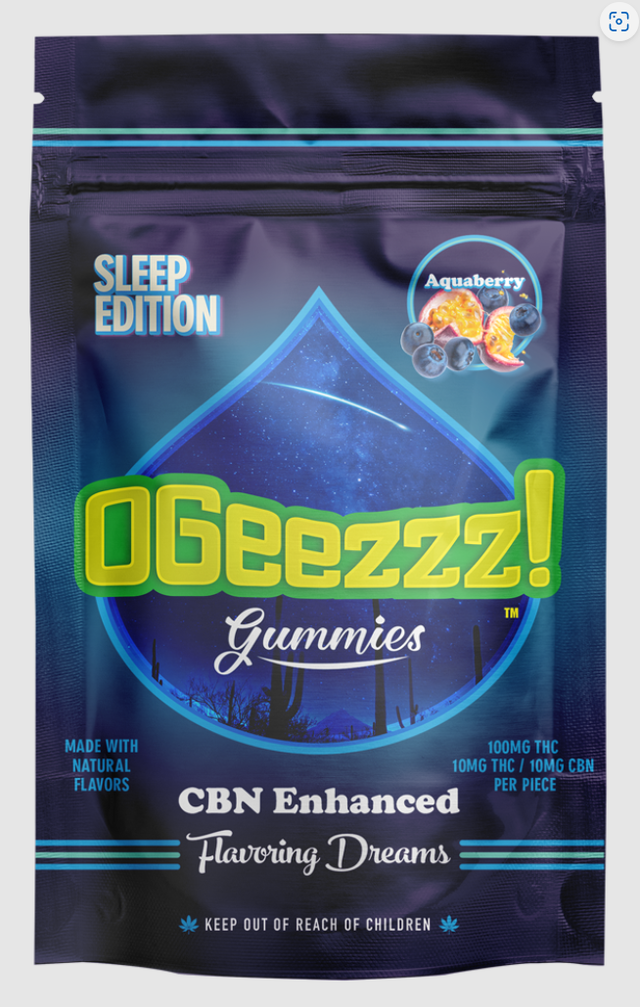 Aquaberry Sleep Edition 2:1 THC:CBN OGeez!