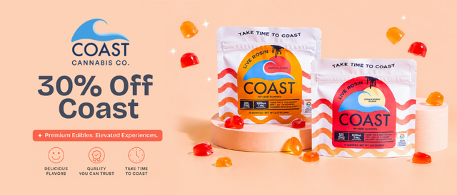 Cannabis Promo, Cannabis Sales, Cannabis Discounts, Cannabis on Sale, 30% Off Coast