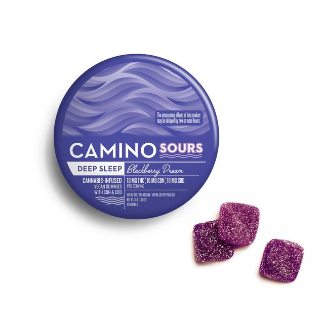 Blackberry Dream 10:10:10 THC CBN CBD Camino Sours