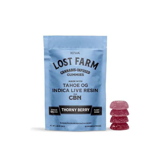 Thorny Berry-OG Kush 1:1 THC CBN Lost Farm