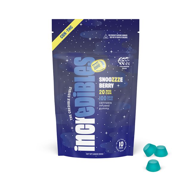Snoozzzeberry (5:1 THC:CBN) 100mg Incredibles