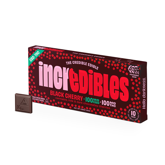 Black Cherry (1:1 THC:CBD) 100mg Incredibles