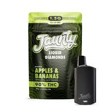 Apples & Bananas 1.5g Liquid Diamonds Disposable  Jaunty