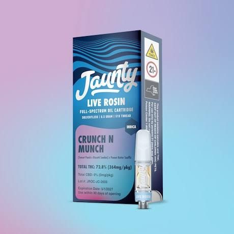 Crunch N' Munch 0.5g Live Rosin Cart  Jaunty