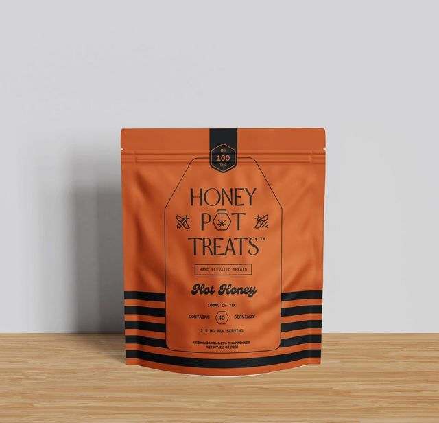 Hot Honey Drops 40 Pack 2.5g Hard Lozenges Honey Pot Treats