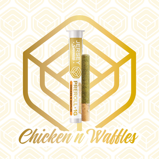 Chicken N Waffles 1g Premium Living Soil Kief Infused  Pre-Roll Jersey Smooth 