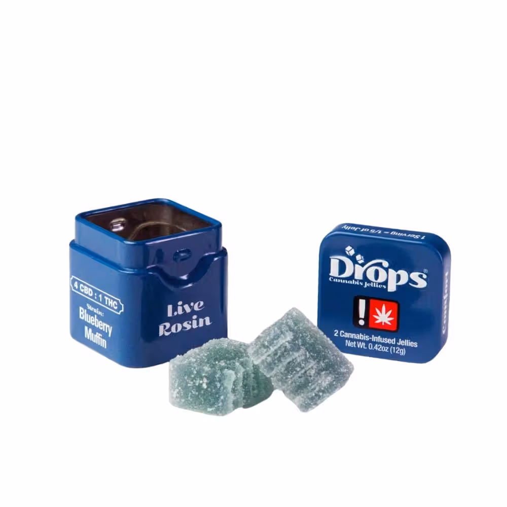 Blueberry 4:1 CBD:THC Drops