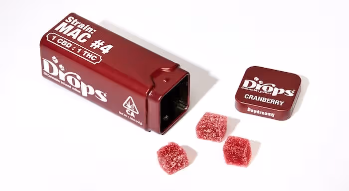 Cranberry 1:1 CBD:THC Drops