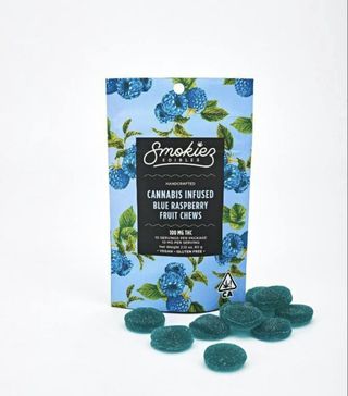 Smokiez Blue Raspberry Fruit Chews - 100mg - 10pk Smokiez Edibles