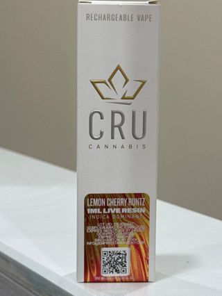 Live Resin Sauce Lemon Cherry Runtz CRU
