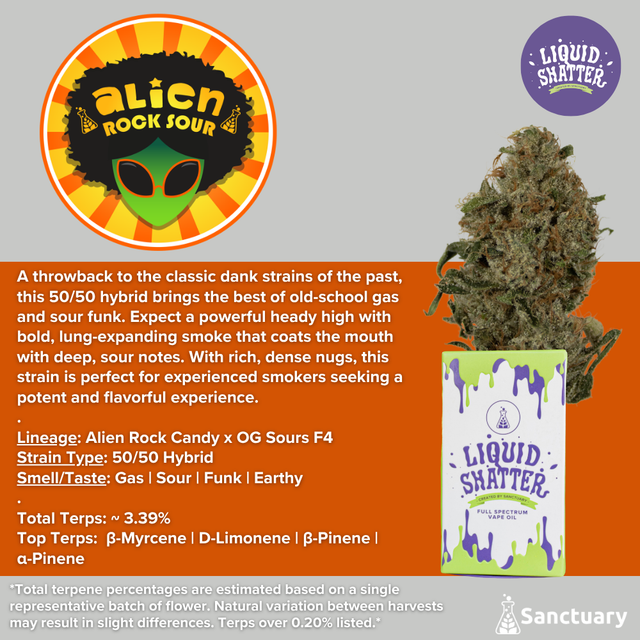 Alien Rock Sour Liquid Shatter