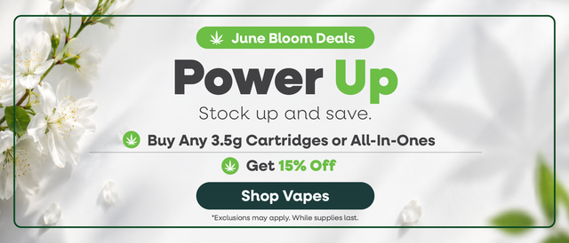 Cannabis Promo, Cannabis Sales, Cannabis Discounts, Cannabis on Sale, June Bloom Carts