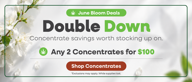 Cannabis Promo, Cannabis Sales, Cannabis Discounts, Cannabis on Sale, June Bloom Concentrates