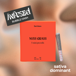 Miss Strawberry Bubble Hash Infused - Fast Times Miss Grass