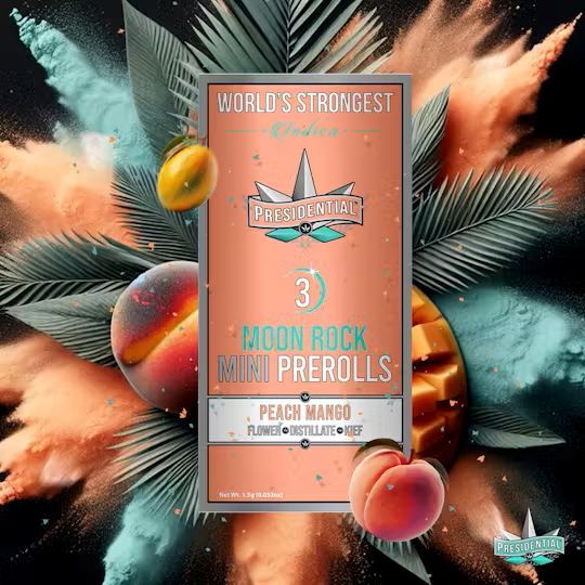 Peach Mango Moon Rock Pee Wee Mini 3 Pack Presidential